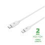 Câble USB-C vers Lightning Celly USBLIGHTC2MWH Blanc 2 m