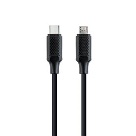 Câble Micro USB 2.0 B vers USB C GEMBIRD CC-USB2-CMMBM-1.5M Noir 1,5 m