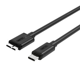 Câble USB C vers Micro USB B Unitek Y-C475BK Noir 1 m