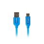 Câble USB A vers USB C Lanberg CA-USBO-21CU-0005-BL Bleu 50 cm 0,5 m
