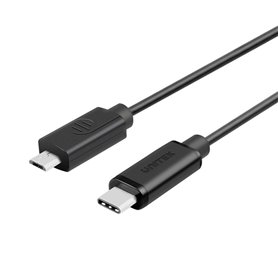 Câble Micro USB 2.0 B vers USB C Unitek Y-C473BK Noir 1 m