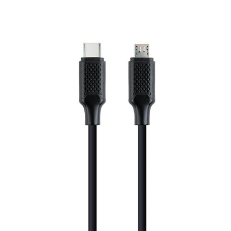 Câble Micro USB 2.0 B vers USB C GEMBIRD CC-USB2-CMMBM-1.5M Noir 1,5 m