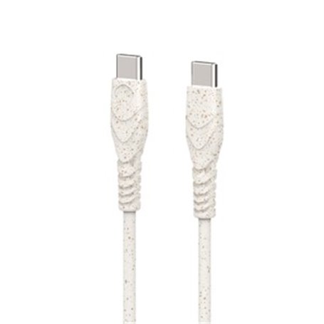 CABLE USB-C USB-C 1M BLANC