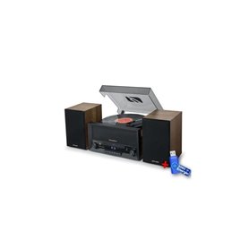 Platine vinyle Muse MT-120 MB avec système CD, Bluetooth, USB, stéréo 