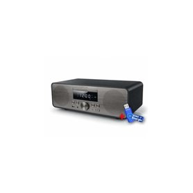 Système Chaîne hifi bluetooth avec radio FM, CD et port USB - 80W + Té
