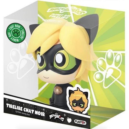 Plastoy - 080165 - tirelire Chat Noir Miraculous