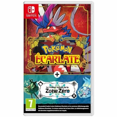 Jeu vidéo pour Switch Pokémon Scarlet + The Hidden Treasure of Area Ze