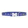 Collier pour Chien Red Dingo STYLE LIGHTNING Blue marine