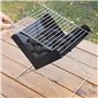 Mini-barbecue Pliable Portable pour Charbon Foldecue InnovaGoods Noir 