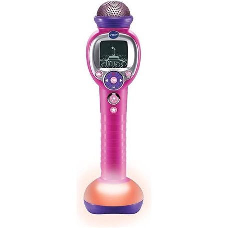 VTECH - Kidi Super Star Moov' Rose - Micro Karaoké Enfant