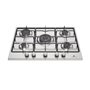 Table 5 foyers CONTINENTAL EDISON - Gaz dont 1 triple couronne inox