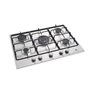 Table 5 foyers CONTINENTAL EDISON - Gaz dont 1 triple couronne inox
