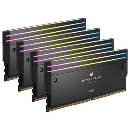 Mémoire RAM - CORSAIR - Dominator Titanium RGB DDR5 - 64GB 4x16GB DIMM