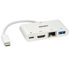 LINDY - 43239 - Mini Dock USB 3.1 Type C pour Notebook - HDMI. PD 3.0 