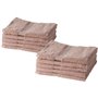 TODAY Essential - Lot de 10 serviettes de toilette 50x90 cm 100% Coton