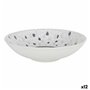 Assiette creuse La Mediterránea Barroc Porcelaine (12 Unités) (ø 21 x 