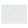 Assiette plate Inde Gourmet Porcelaine Blanc 29,5 x 22 x 3 cm (6 Unité