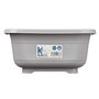 Bassine Gris Plastique 11 L (12 Unités)