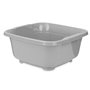 Bassine Gris Plastique 11 L (12 Unités)