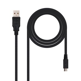 Câble USB vers micro USB NANOCABLE 10.01.0503 3 m Noir