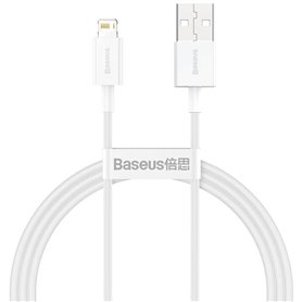 Câble USB vers Lightning Baseus CALYS-A02 Blanc 1 m