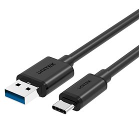 Câble USB A vers USB C Unitek Y-C474BK+ Noir 1 m