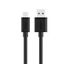 Câble USB A vers USB C Unitek Y-C474BK+ Noir 1 m
