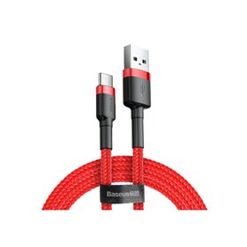 Câble USB A vers USB C Baseus Cafule Rouge 24 2 m