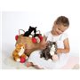 Peluche - Gipsy Toys - Chat mimiz - 28cm - Tricolore