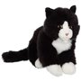 Peluche - Gipsy Toys - Chat mimiz - 28cm - Noir/Blanc