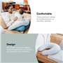 BABYMOOV B.LOVE Coussin de maternité et allaitement. certifié oeko-Tex