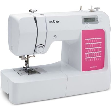 Machine a coudre électronique BROTHER CS120WTs - Ecran LCD - LED - Vit