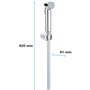 GROHE Ensemble de douche 1 jet avec support mural Vitalio Trigger Spra