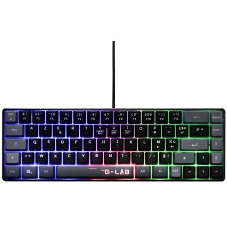 Clavier Gaming - THE G-LAB - KEYZ-HYDRO-BKG/FR - Membrane 60% 2 couleu