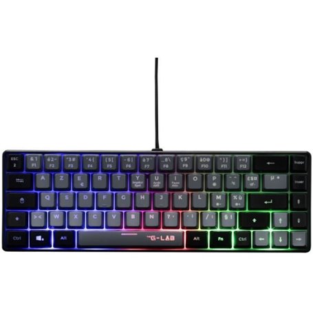 Clavier Gaming - THE G-LAB - KEYZ-HYDRO-GRB/FR - Membrane 60% 2 couleu