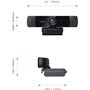 Aukey Webcam résolution d'enregistrement 1080p/30 fps Full HD avec mic