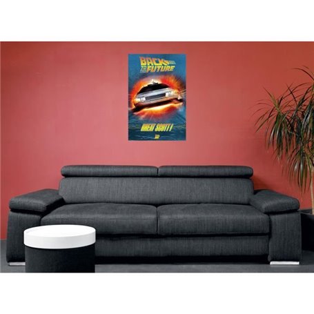 Back To The Future Great Scott Unisexe Poster multicolore
