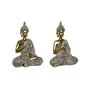 Figurine Décorative Home ESPRIT Beige Doré Buda Oriental 21 x 11,5 x 2