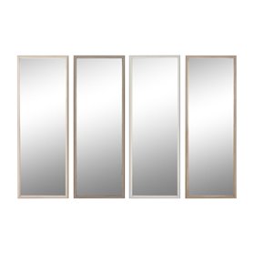 Miroir mural Home ESPRIT Blanc Marron Beige Gris Verre polystyrène 33 