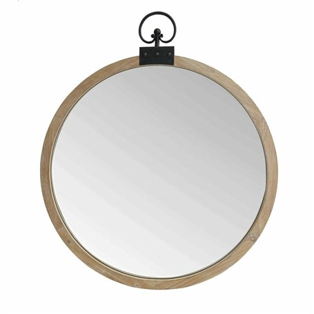 Miroir mural Versa Verre Métal Bois MDF (3 x 82 x 70 cm)