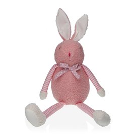 Support de porte Versa Lapin Rose Textile 26 x 34 x 32 cm