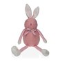 Support de porte Versa Lapin Rose Textile 26 x 34 x 32 cm
