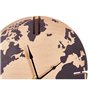 Horloge de table Mappemonde Noir Métal Bois MDF 22,5 x 30,5 x 12 cm (6