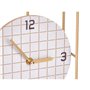 Horloge de table Vérifié Noir Métal Bois MDF 18,5 x 25,5 x 6 cm (6 Uni
