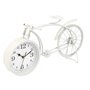 Horloge de table Bicyclette Blanc Métal 38 x 20 x 4 cm (4 Unités)