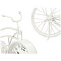 Horloge de table Bicyclette Blanc Métal 42 x 24 x 10 cm (4 Unités)