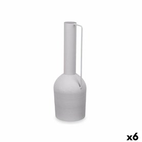 Vase Élevé Gris Acier 13 x 39 x 13 cm (6 Unités)