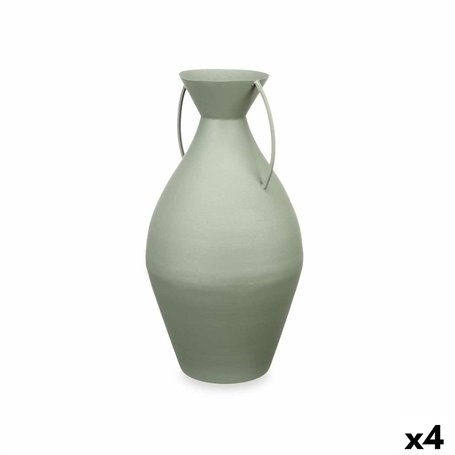 Vase 22 x 43 x 22 cm Vert Acier (4 Unités)