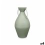 Vase 22 x 43 x 22 cm Vert Acier (4 Unités)