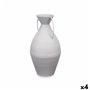 Vase Gris Acier 22 x 43 x 22 cm (4 Unités)